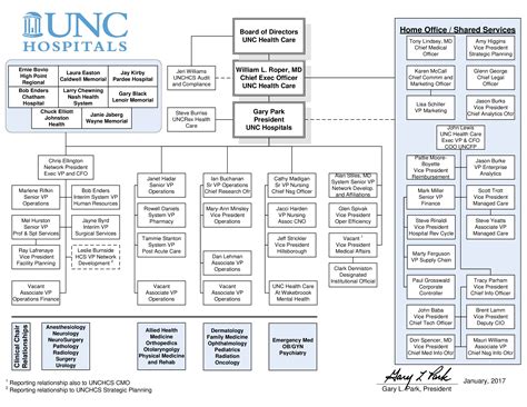 Kostenloses Large Hospital Organizational Chart