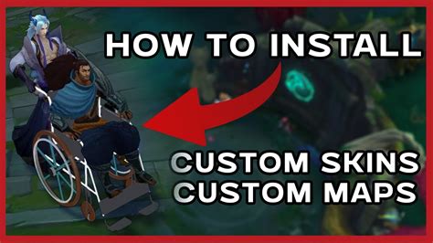 How to add custom skins and maps in League of Legends - YouTube