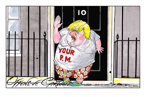 Boris Johnson – Offensive Cartoon | Gerald Scarfe