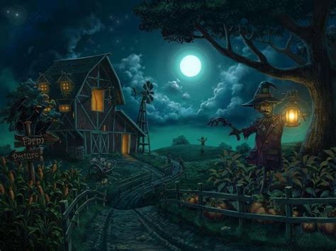 Halloween Cottage in 2020 | Halloween wallpaper, Halloween pictures, Halloween images