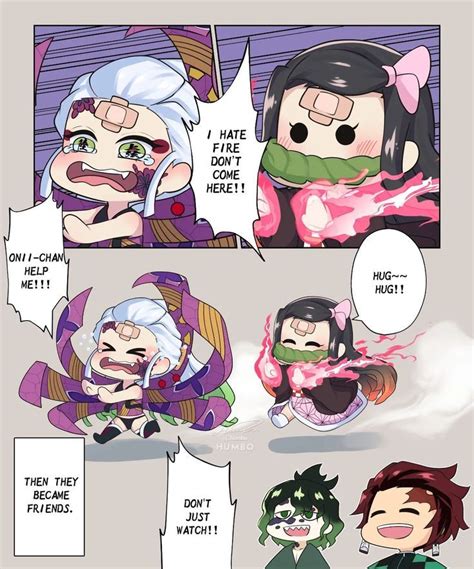 After the two sisters cried and reconciled, Nezuko wants to be friends ...