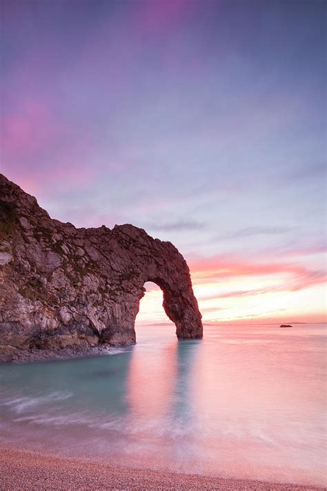 Durdle Door At Sunset by Julian Elliott Photography