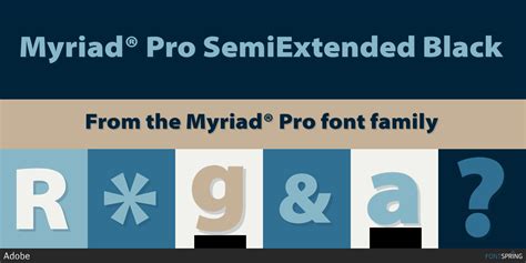 Fontspring | Myriad® Pro Fonts by Adobe