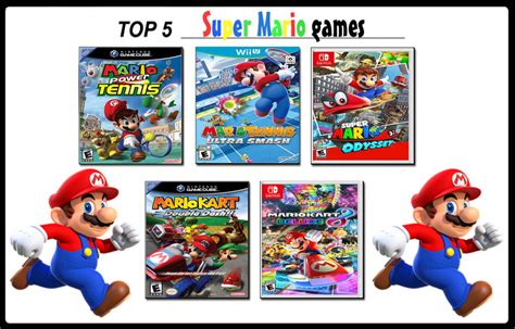 My Top 5 Super Mario games by jacobyel on DeviantArt