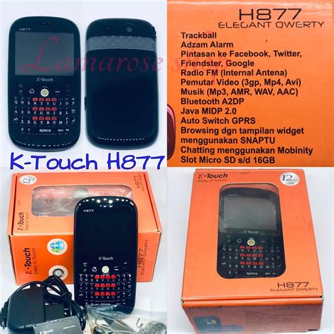 Jual Hp K-Touch handphone baru stok lama-Hp jadul - Hp Qwerty - HP model blackberry - Hp murah ...