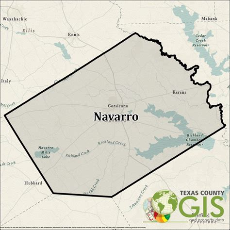 Navarro County, TX | GIS Shapefile & Property Data