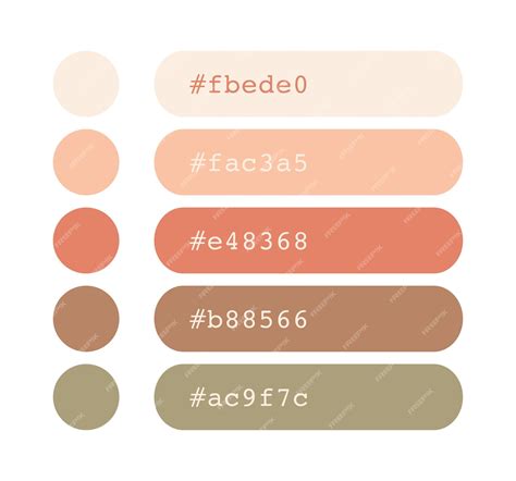 Premium Vector | Boho pink color palette earthy pastel colors catalog ...