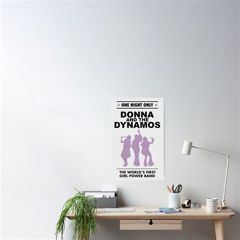 "donna and the dynamos!" Poster for Sale by lunerys | Redbubble