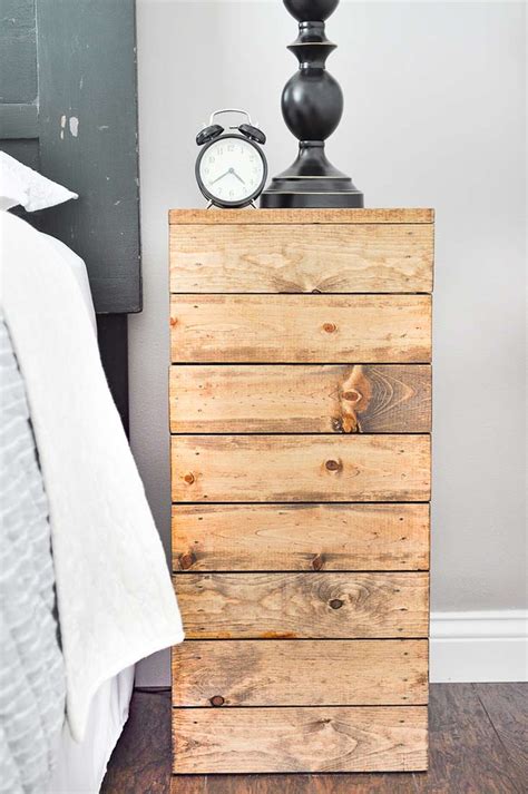 12 Simple & Modern DIY Nightstand Ideas • OhMeOhMy Blog