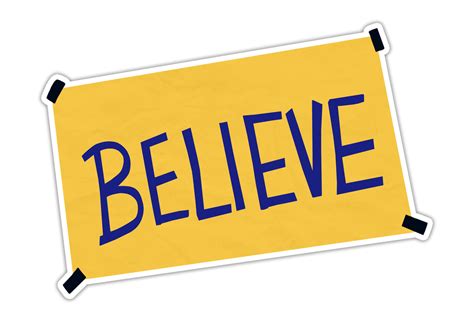 Believe Sign Ted Lasso Sticker – Trimmings