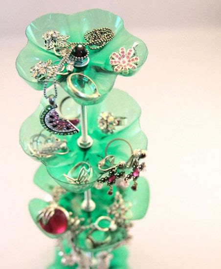 How to Recycle Plastic Bottles, Jewelry Organizer, Simple Recycled Crafts