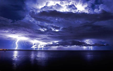 lightning, Storm, Rain, Clouds, Sky, Nature, Thunderstorm Wallpapers HD ...