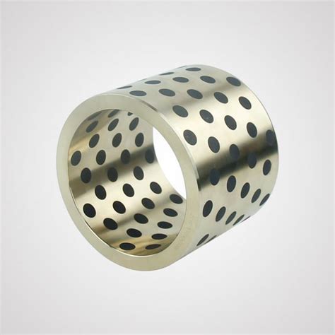 ISO 9001 Solid Bronze Bushings , Graphite Impregnated Bronze Bushings