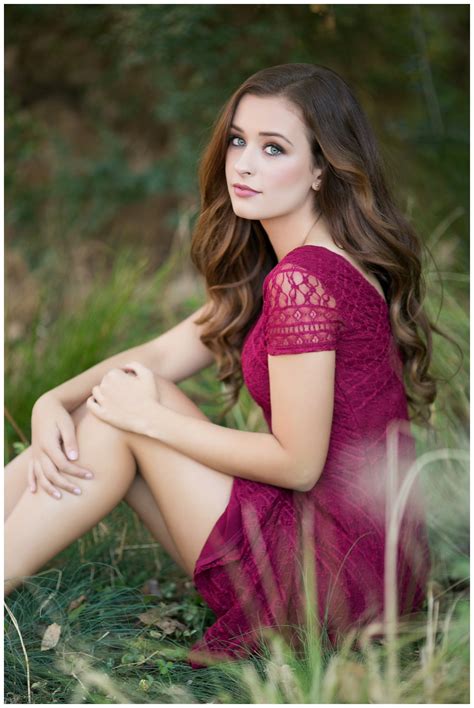 Girl High School Senior Portraits Ideas