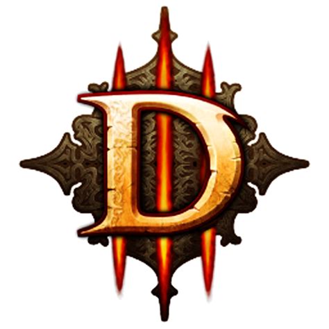 Diablo III Logo, Action, Gaming, Online, RPG PNG