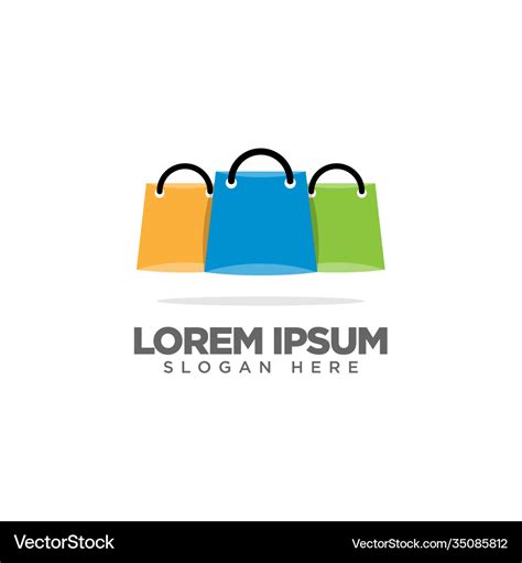 Mart logo shopping store design template Vector Image