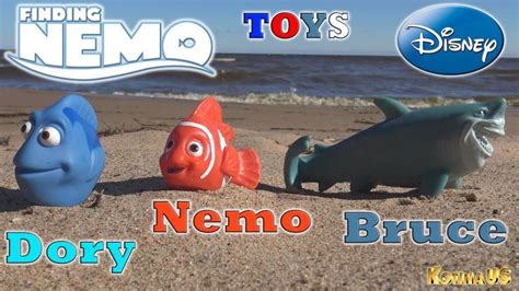 Finding Nemo pool toys fish Dory Bruce Nemo toys on the beach Shark ...