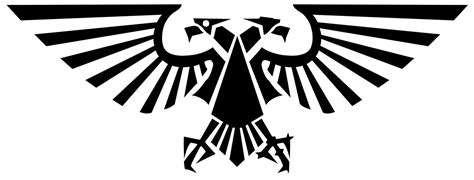 Achtergrond Warhammer 40000 Logo embleem two-headed eagle imperial