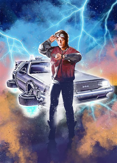 'Marty McFly' Poster, picture, metal print, paint by Back To The Future ...