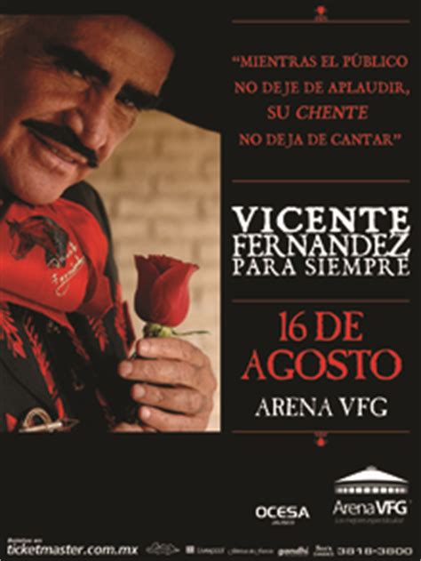 Vicente Fernández Tour Dates & Concert History – Songkick