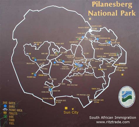 Krüger National Park - Maps Pilanesberg Nationalpark Johannesburg Safaris