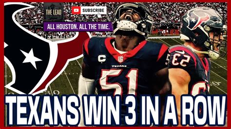 Texans Win 3 In A Row!! Texans Beat Cardinals - YouTube