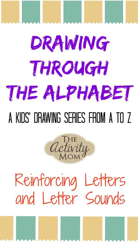 Drawing Through the Alphabet Letter G - The Activity Mom