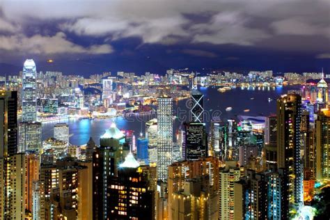 Hong Kong city skyline stock image. Image of metropolis - 30237233