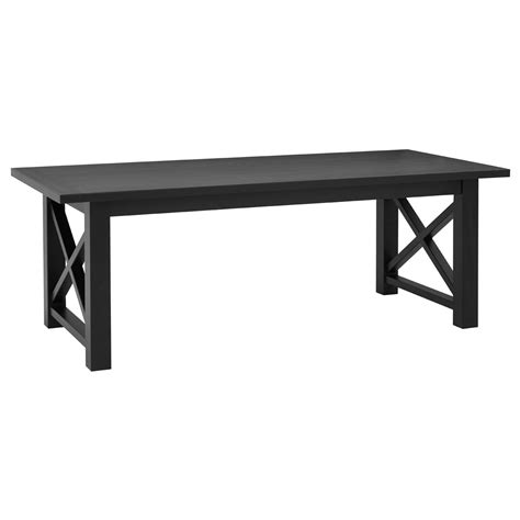 Black Oak Wood Dining Table | Dining Table | HomesDirect365