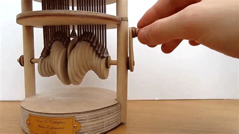 A Hand-Cranked Automaton That Mimics the Effect of a Raindrop Hitting Water | Automata, Kinetic ...