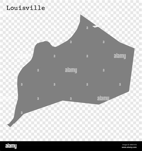 High quality Map Louisville City. vector illustration Stock Vector ...