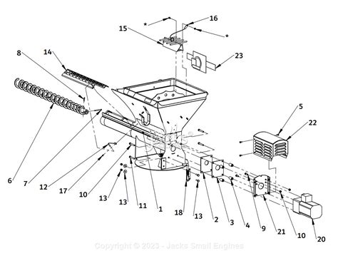 Mud Mixer MMXR-3221 Parts Diagram for Auger and Drive