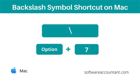 How to type Backward or Backslash symbol () in Word or Excel (on Keyboard) - Software Accountant