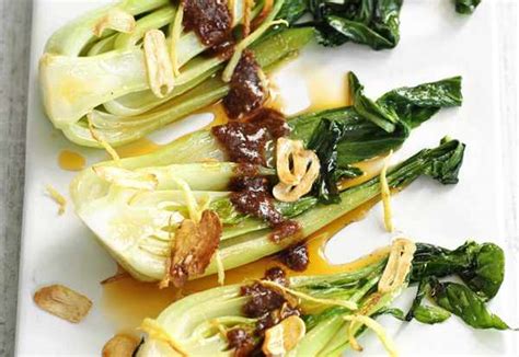 Stir-fried pak choi with sesame sauce recipe - olivemagazine