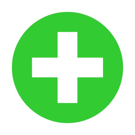 Medical plus button symbol PNG Free download 20785903 PNG