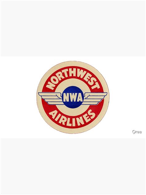 "Vintage Northwest Airlines retro emblem" Cap for Sale by Qrea | Redbubble