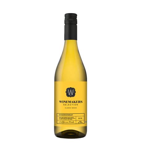 Winemakers Selection Chardonnay White Wine - 750ml, 2019 - Walmart.com - Walmart.com