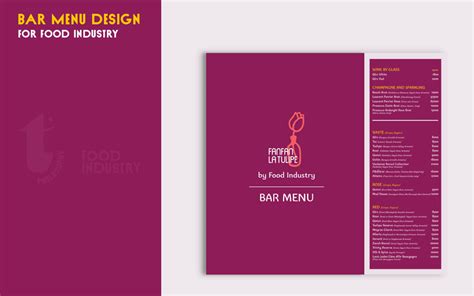 Food Industry - Bar Menu Design on Behance