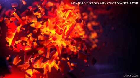 After effects template -Fire Logo on Behance