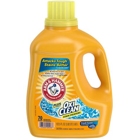 Arm & Hammer Plus OxiClean Fresh Scent, 70 Loads Liquid Laundry ...