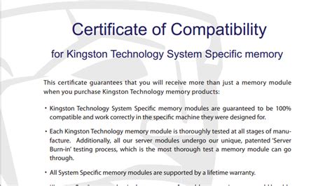 Using Kingston System Specific Memory range to buy compatible RAM for ...