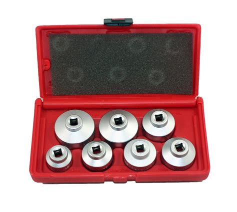 Heavy Duty 7-Piece Oil Filter Cap Wrench Tool Kit Can Last for Ever ...