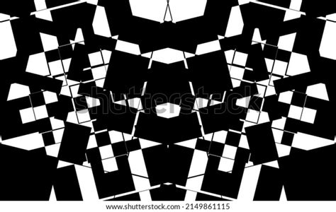 Black White Wallpaper Optical Illusion Modern Stock Illustration ...