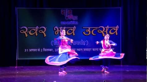 Jaipur Gharana Kathak Dance by Bhav Sur Taal students (Swar bhav utsav 2019) - YouTube