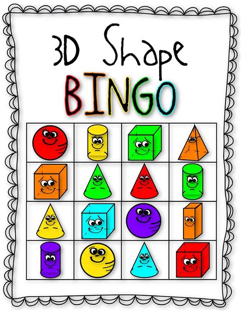 Fall Into First: 3D Shape Fun! | Kindergarten math, Shapes kindergarten, 3d shape