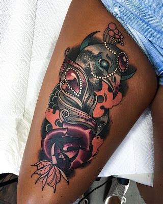 Black People With Color Tattoos : Tattoo Colors Everything You Need To ...