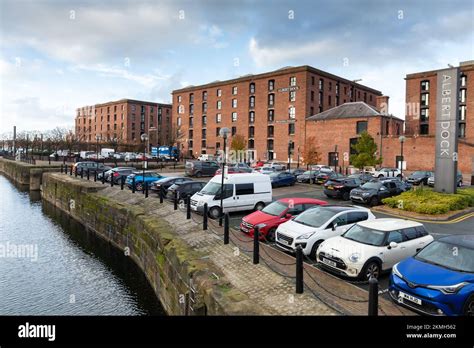 Liverpool, UK: Gower Street car park, city centre parking lot between ...