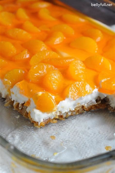 Mandarin Orange Pretzel Dessert