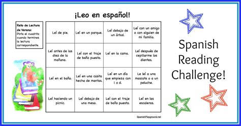 Spanish Reading Challenge for Kids - Spanish Playground