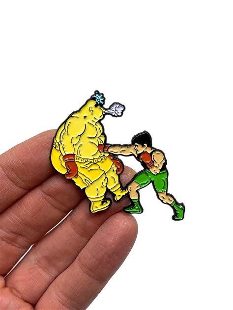 Mike Tyson's Punch Out Little Mac Vs King Hippo Enamel | Etsy